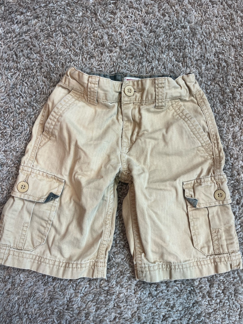 Levi's Boys Khaki/Tan Cargo Pants